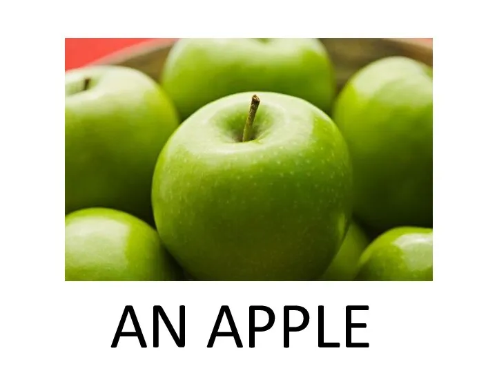 AN APPLE