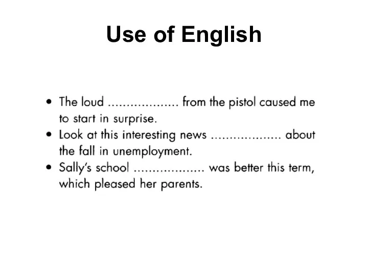 Use of English