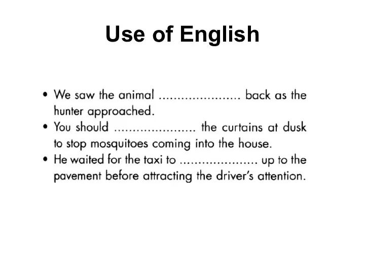 Use of English