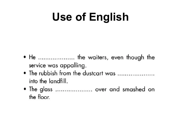 Use of English