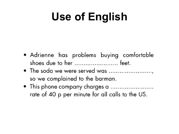 Use of English