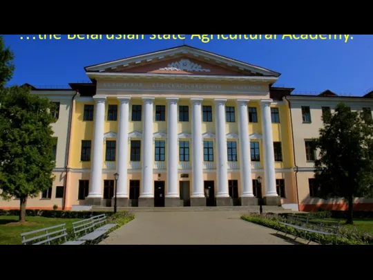 …the Belarusian state Agricultural Academy.