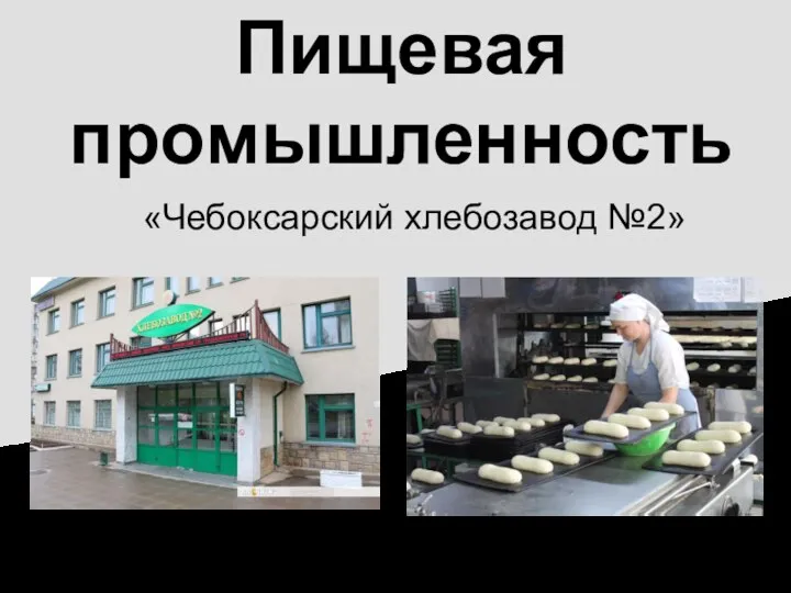 Пищевая промышленность «Чебоксарский хлебозавод №2»
