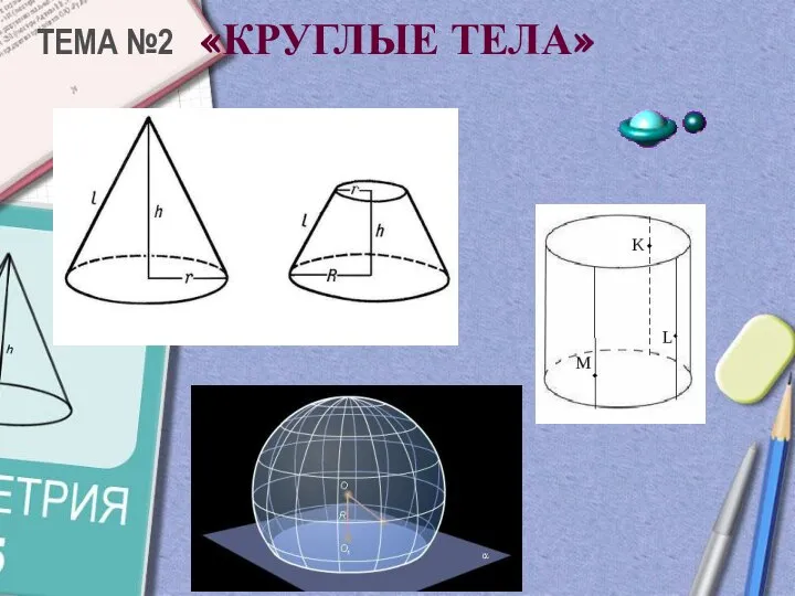 ТЕМА №2 «КРУГЛЫЕ ТЕЛА»