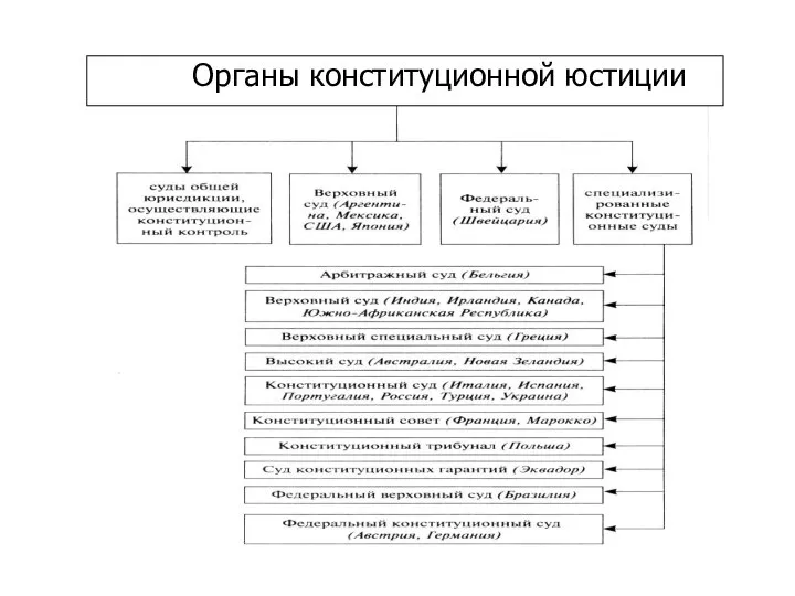 Органы конституционной юстиции