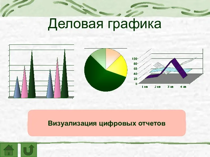 Деловая графика Визуализация цифровых отчетов