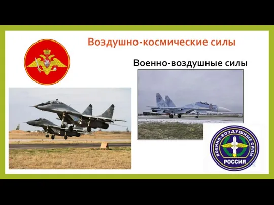 Воздушно-космические силы Военно-воздушные силы