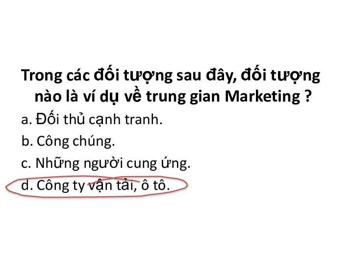 Trong các đối tượng sau đây, đối tượng nào là ví dụ