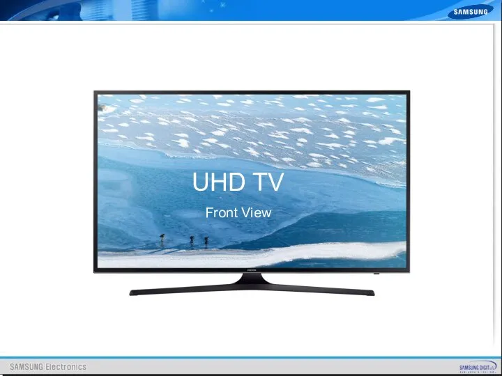 UHD TV Front View