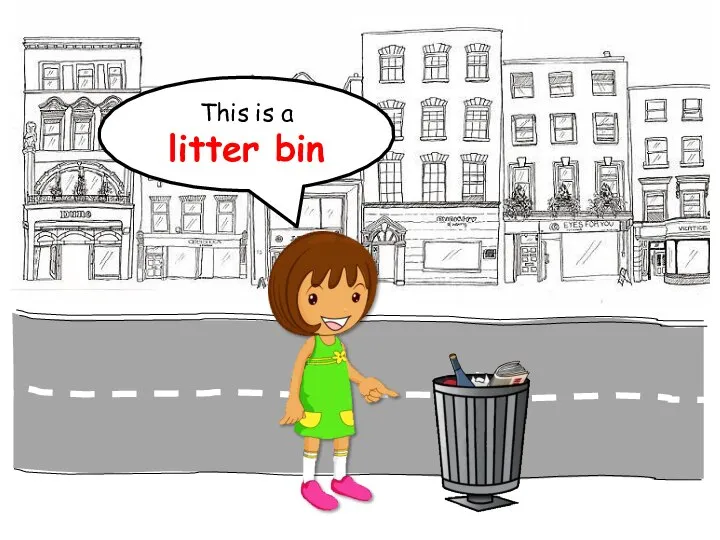 This is a litter bin