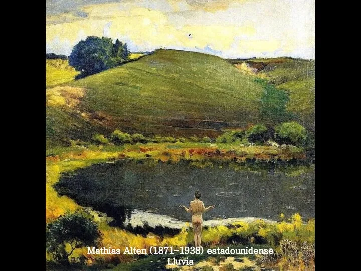 Mathias Alten (1871–1938) estadounidense Lluvia