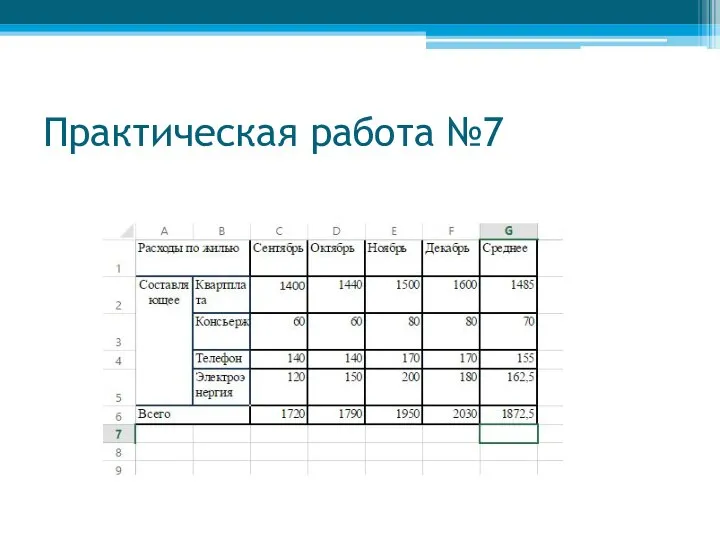 Практическая работа №7