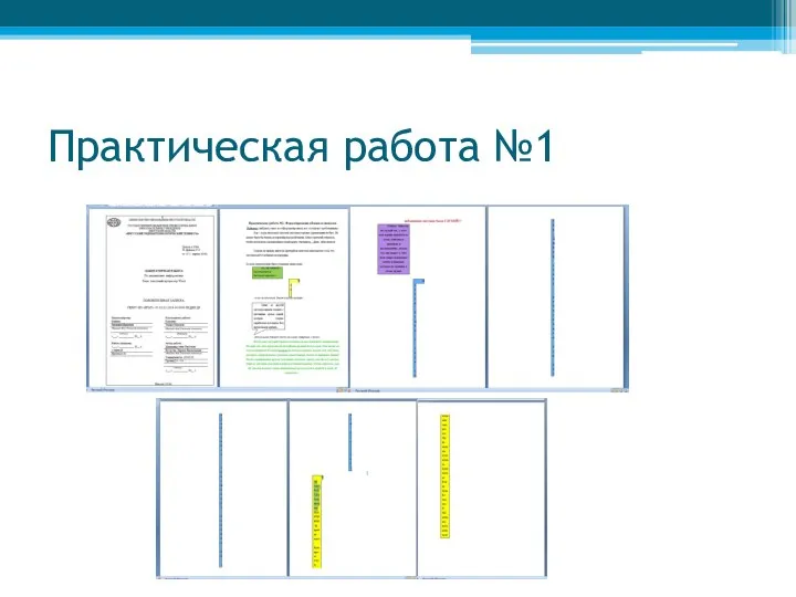 Практическая работа №1