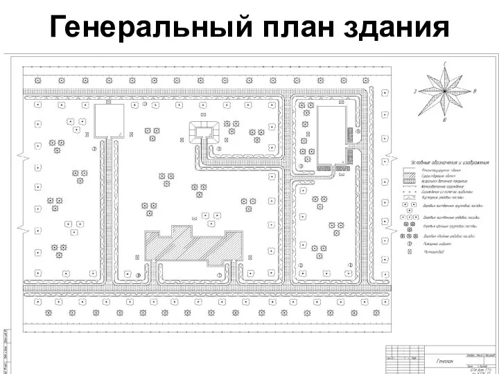 Генеральный план здания