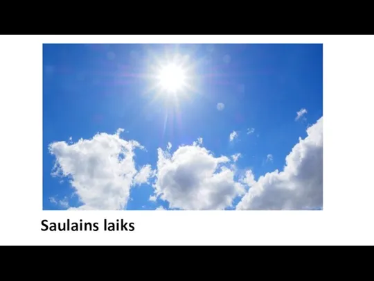 Saulains laiks