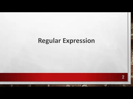 Intro to Python for Data Science Regular Expression