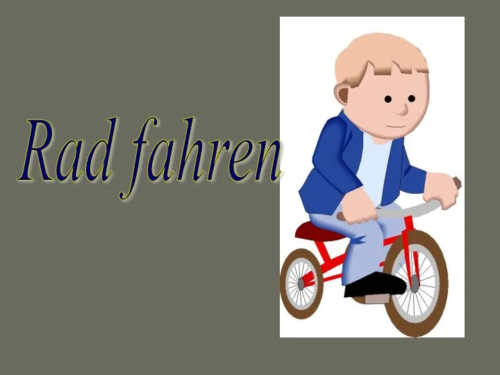 Rad fahren