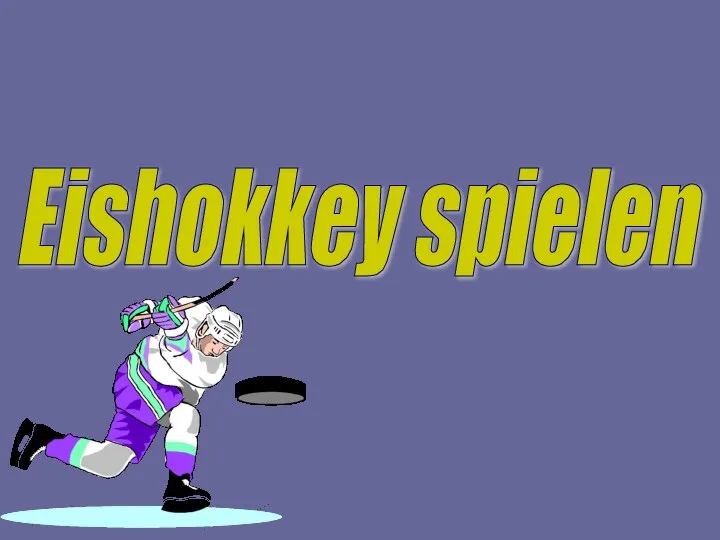 Eishokkey spielen