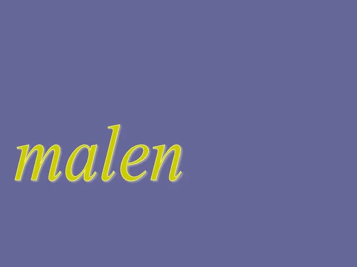 malen