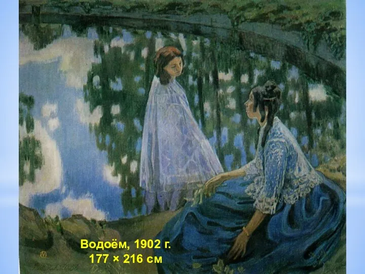 Водоём, 1902 г. 177 × 216 см