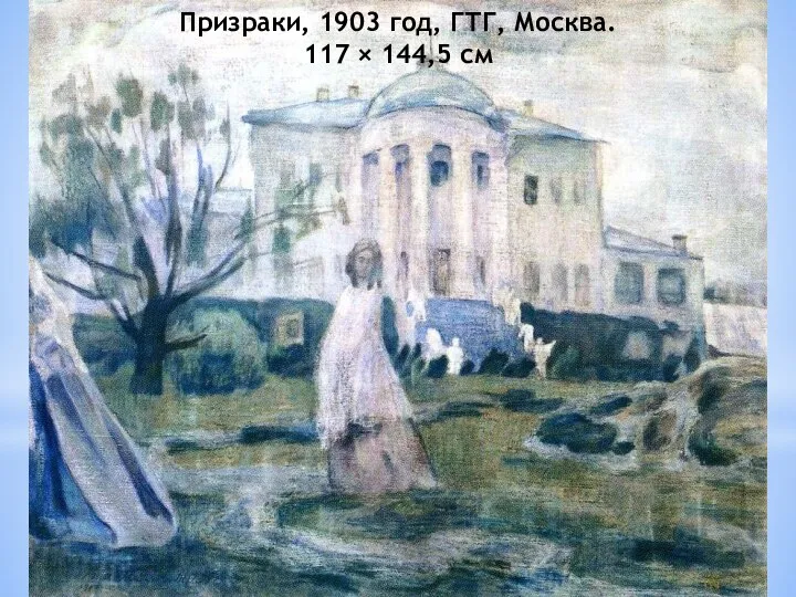 Призраки, 1903 год, ГТГ, Москва. 117 × 144,5 см