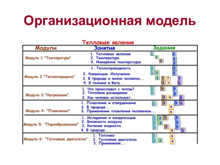 Организационная модель