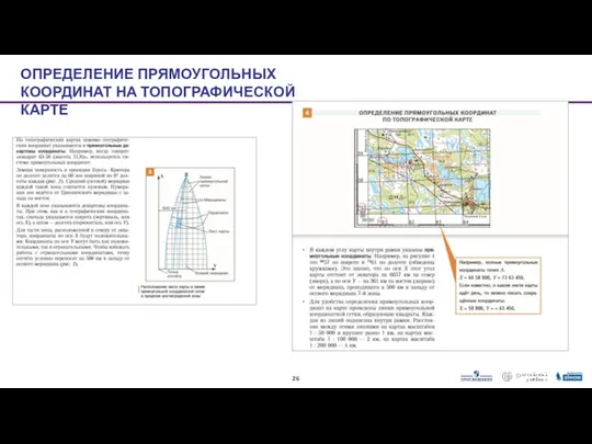 ОПРЕДЕЛЕНИЕ ПРЯМОУГОЛЬНЫХ КООРДИНАТ НА ТОПОГРАФИЧЕСКОЙ КАРТЕ