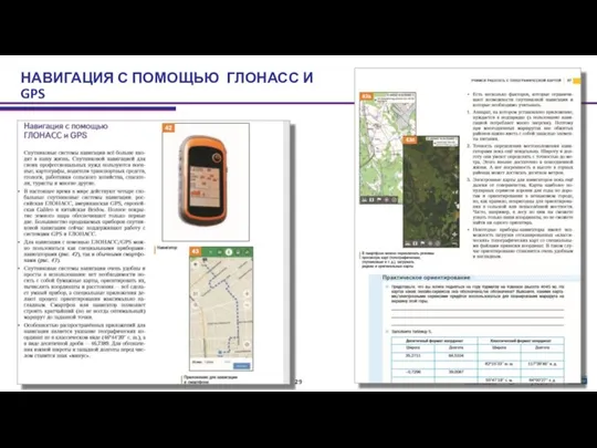 НАВИГАЦИЯ С ПОМОЩЬЮ ГЛОНАСС И GPS