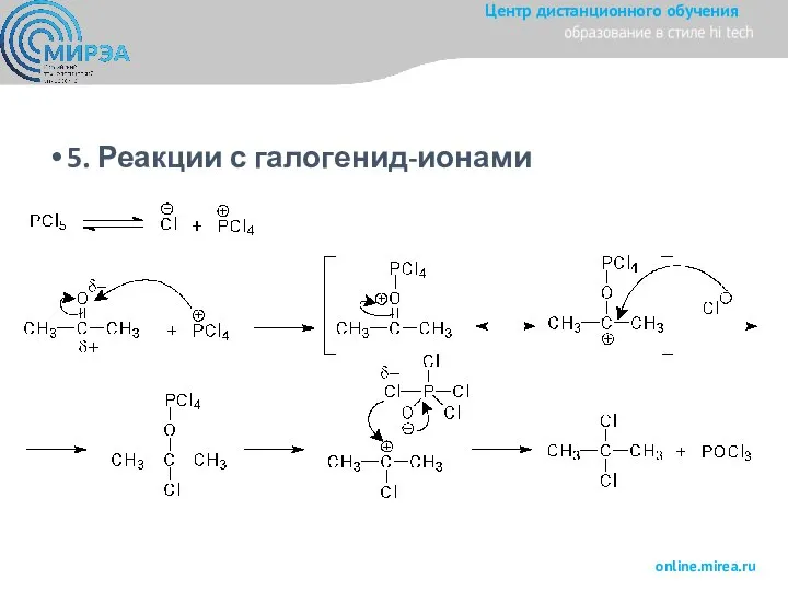 5. Реакции с галогенид-ионами