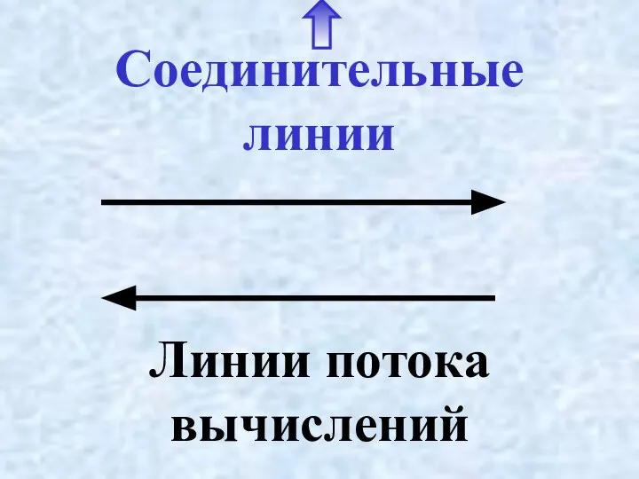 Соединительные линии Линии потока вычислений