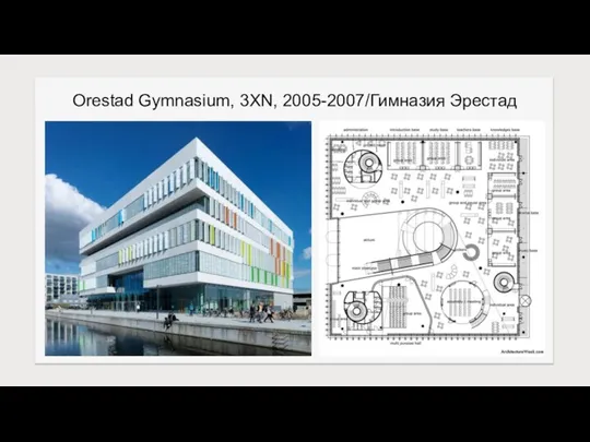 Orestad Gymnasium, 3XN, 2005-2007/Гимназия Эрестад