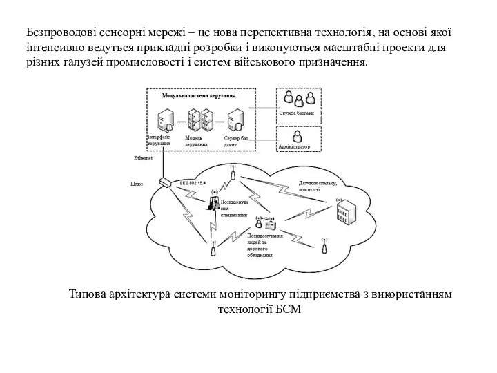 Безпроводові сенсорні мережі – це нова перспективна технологія, на основі якої інтенсивно