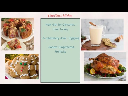 Christmas kitchen - Main dish for Christmas – roast Turkey -A celebratory