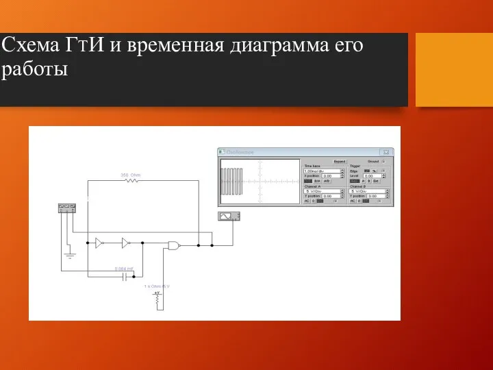 Схема ГТИ и временная диаграмма его работы