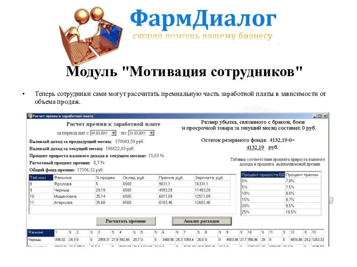 Теперь сотрудники сами могут рассчитать премиальную часть заработной платы в зависимости от