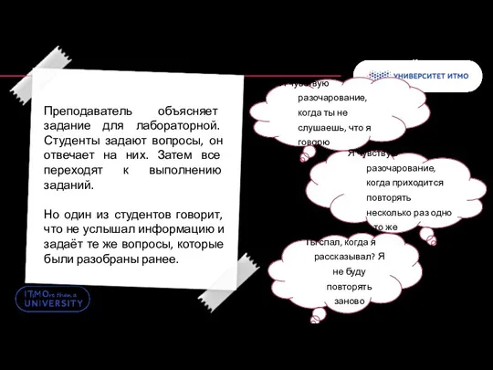 Колонтитул 18 Преподаватель объясняет задание для лабораторной. Студенты задают вопросы, он отвечает