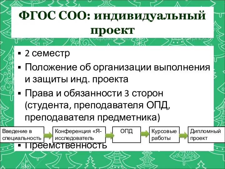 ФГОС СОО: индивидуальный проект 2 семестр Положение об организации выполнения и защиты