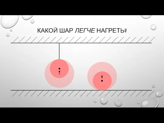 КАКОЙ ШАР ЛЕГЧЕ НАГРЕТЬ?