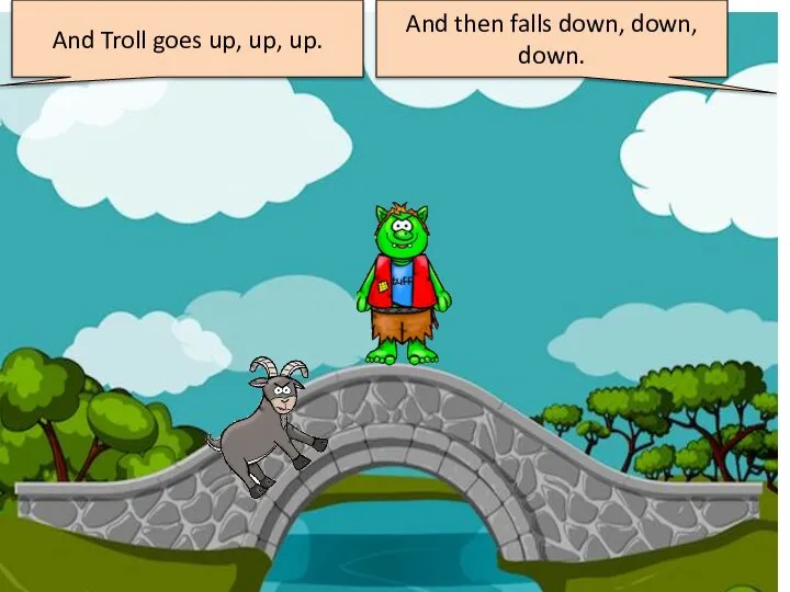 And Troll goes up, up, up. And then falls down, down, down.