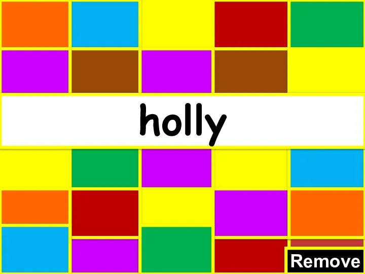 Remove holly