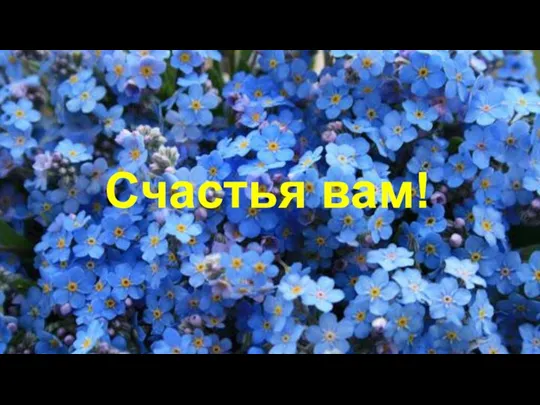 Счастья вам!