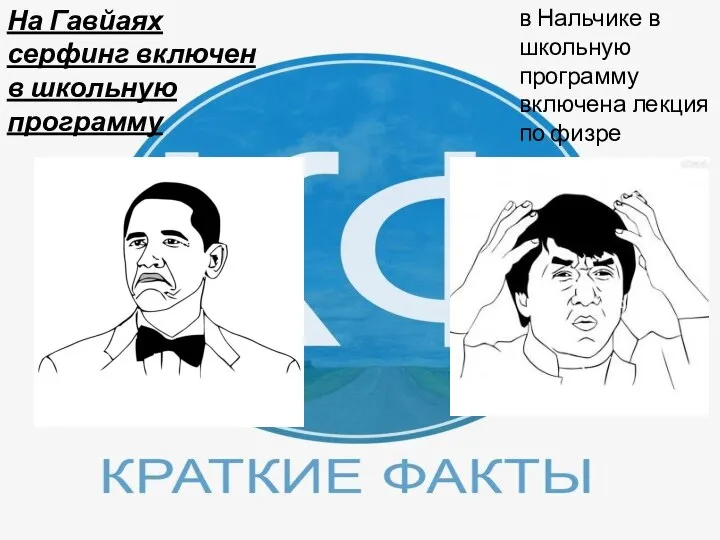 На Гавйаях серфинг включен в школьную программу в Нальчике в школьную программу включена лекция по физре