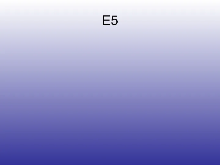 Е5