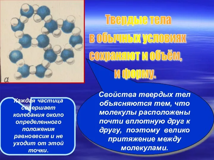 Твердые тела в обычных условиях сохраняют и объём, и форму. Свойства твердых