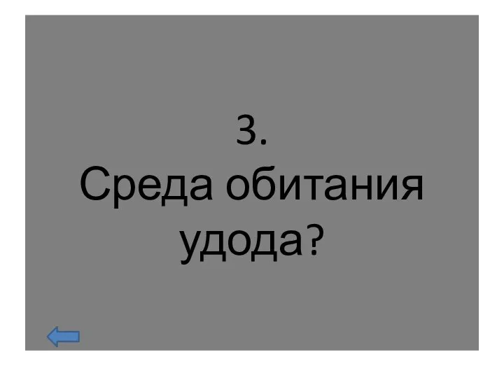 3. Среда обитания удода?