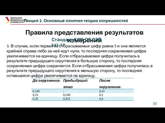 Лекция 2. Основные понятия теории погрешностей 3. В случае, если первая из