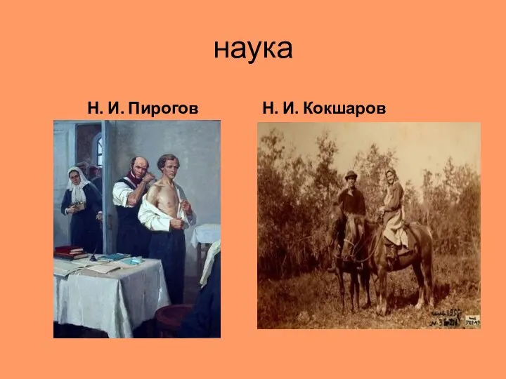 наука Н. И. Пирогов Н. И. Кокшаров