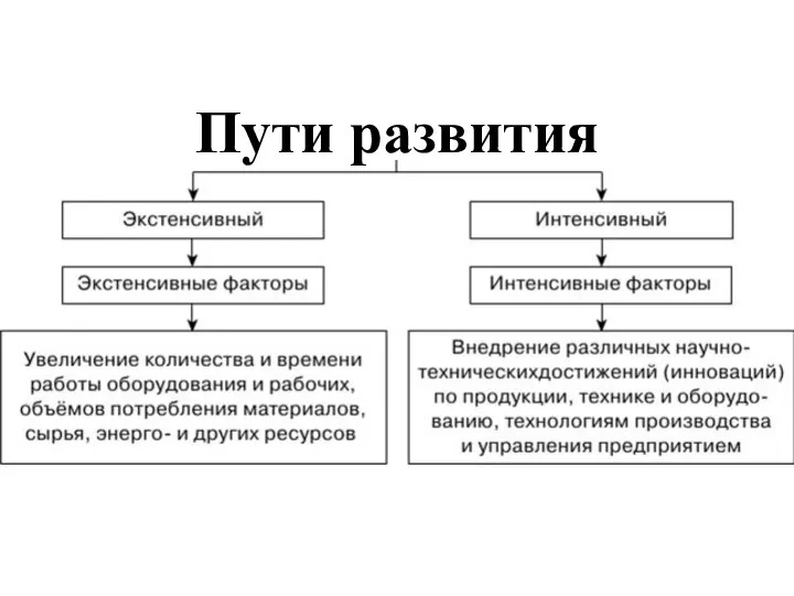 Пути развития