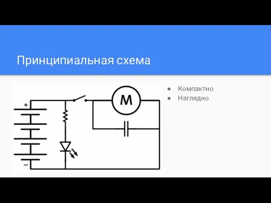 Принципиальная схема Компактно Наглядно