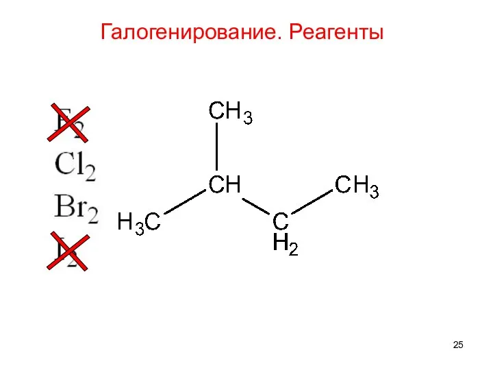 Галогенирование. Реагенты